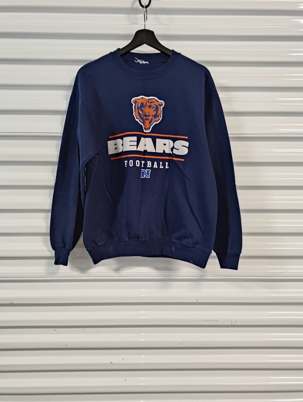 Vintage Chicago Bears Football Graphic Long Sleeve Sweatshirt XL